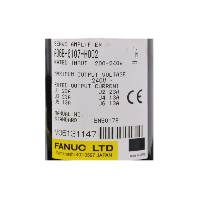 Best Price on Fanuc 16m Control - Japan original fanuc servo amplifier A06B-6107-H002 – Weite detail pictures
